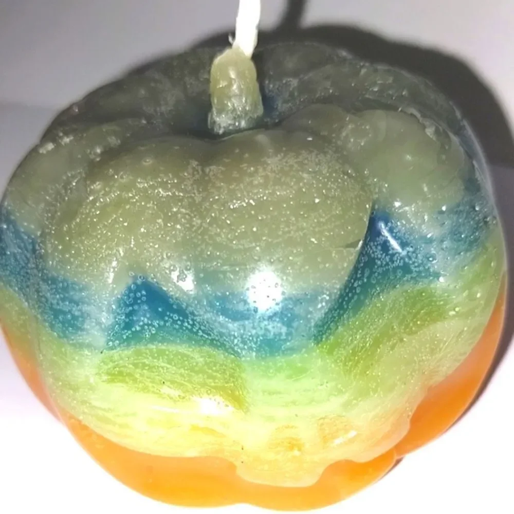 Hand crafted limited edition pumpkin candle from our spooky candle collection